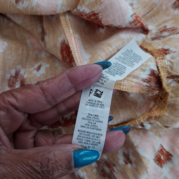 Aerie Linen Blend Braided Halter Midi Dress NWOT - Picture 9 of 10